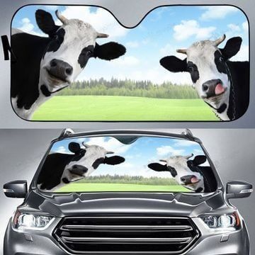 Holstein Cattle All Over Printed 3D Sun Shade