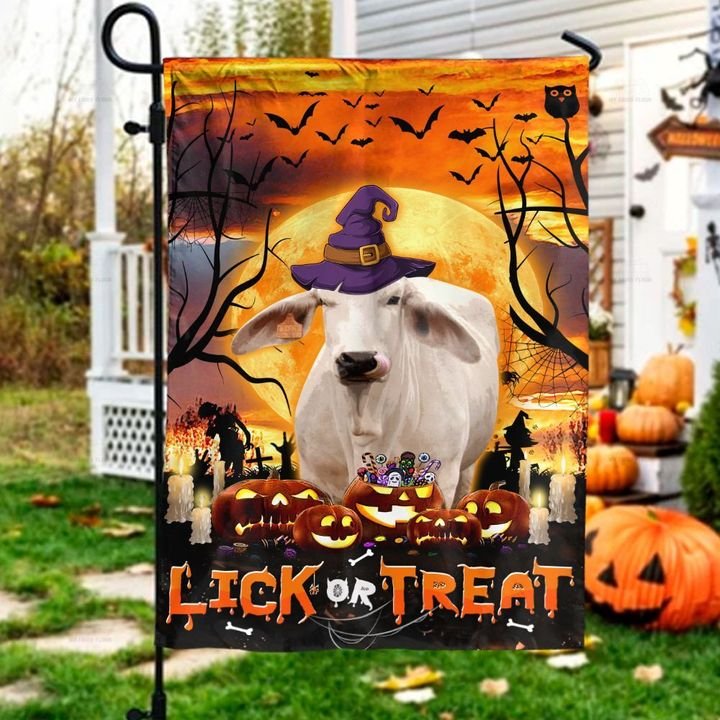 Brahman Lick Or Treat Flag