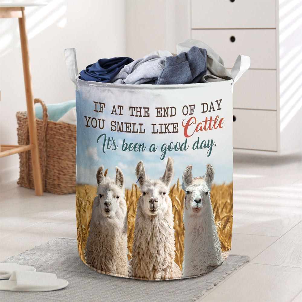 Llama - It's Been A Good Day Laundry Basket