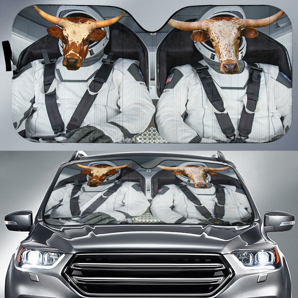 Texas Longhorn Universe 3D Sun Shade