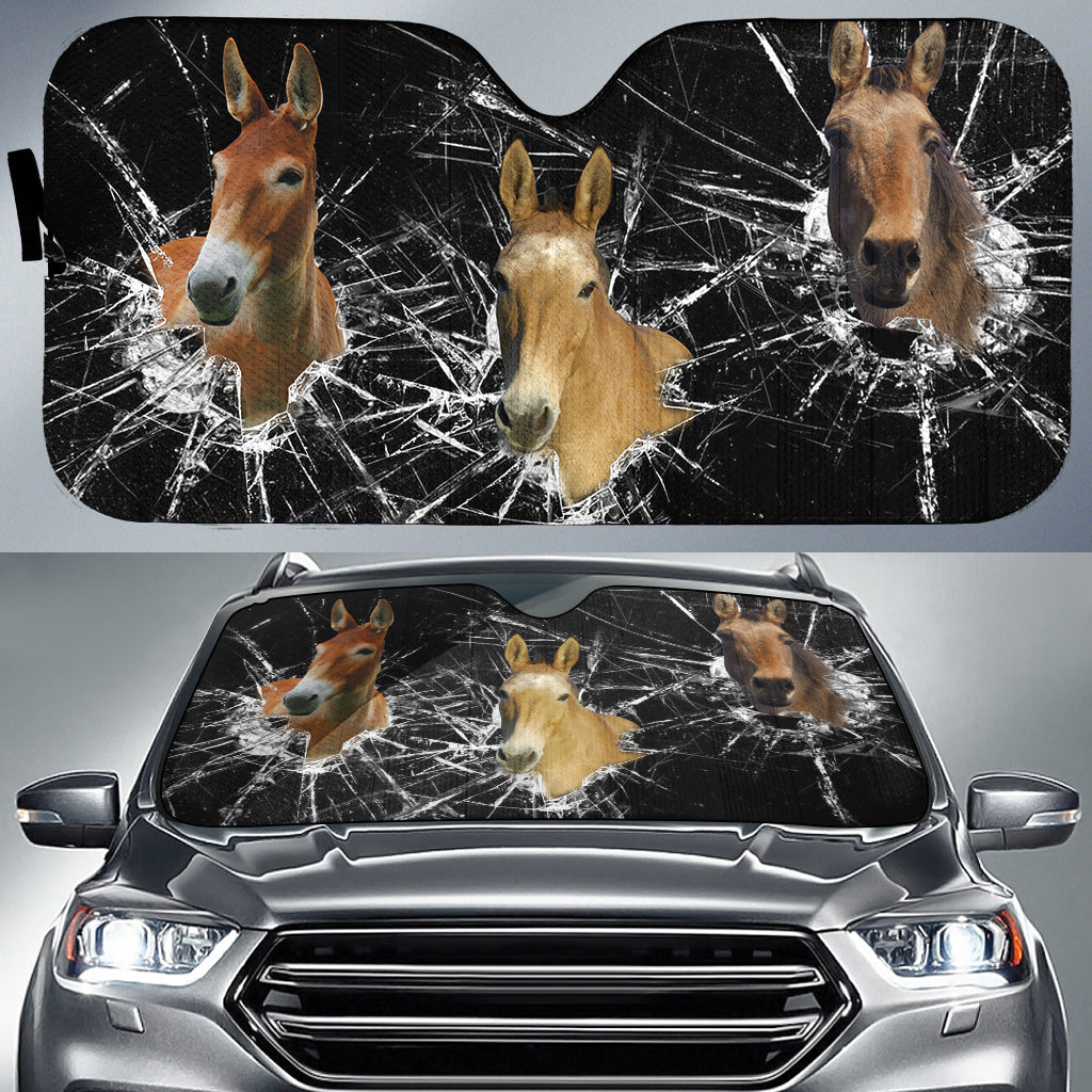 Mule Broken Glasses 3D Sun Shade