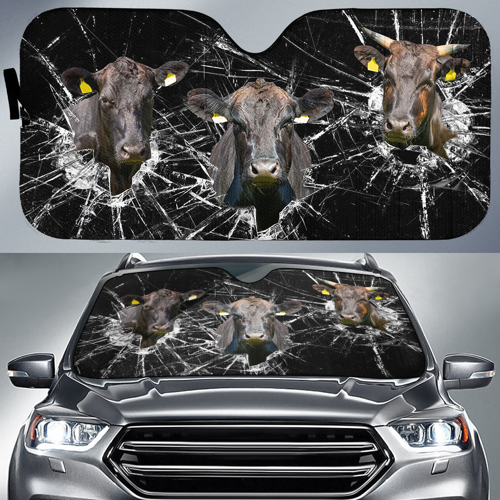 Wagyu Broken Glasses 3D Sun Shade