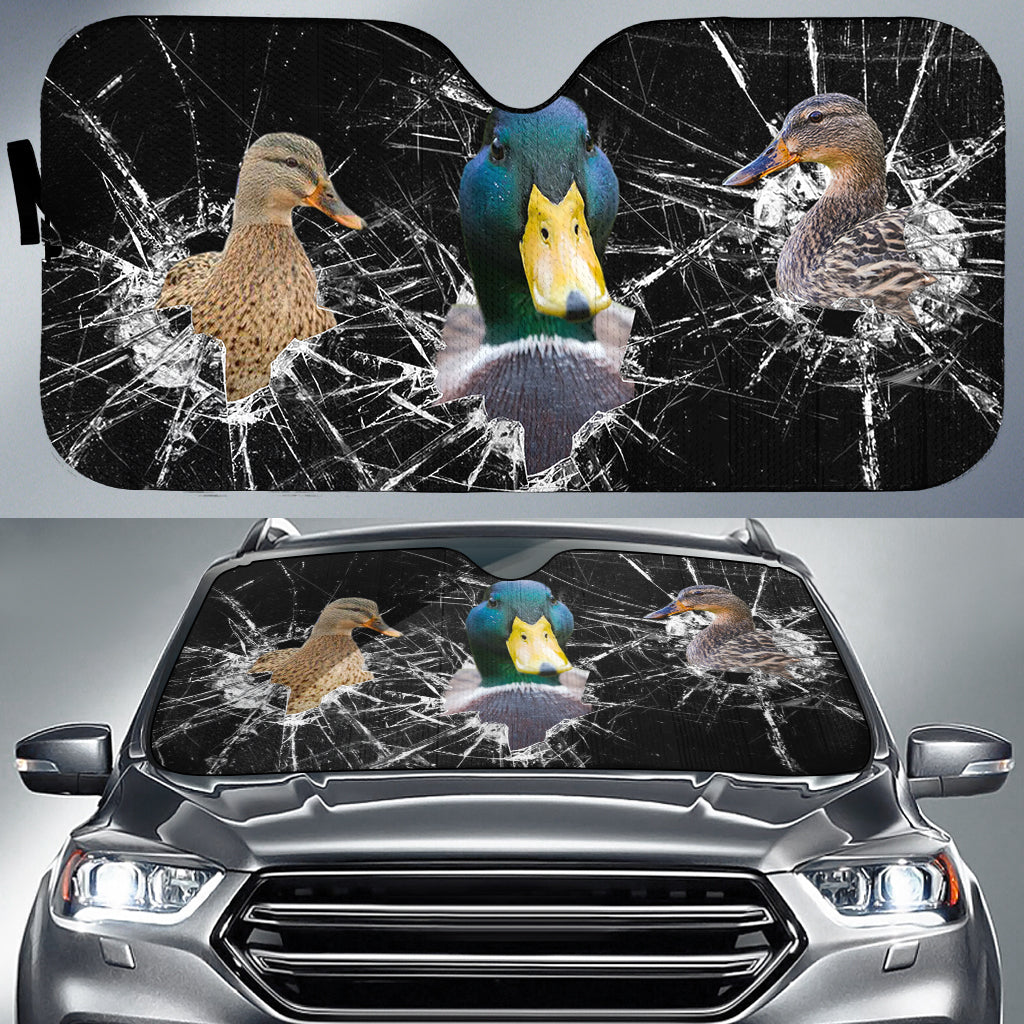 Duck Broken Glasses 3D Sun Shade