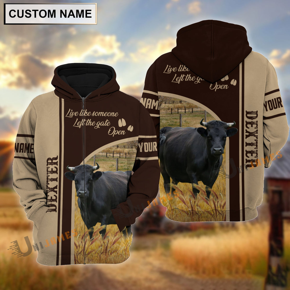 Personalized Name Dexter Live Like Someone Left The Gate 3D Shirt