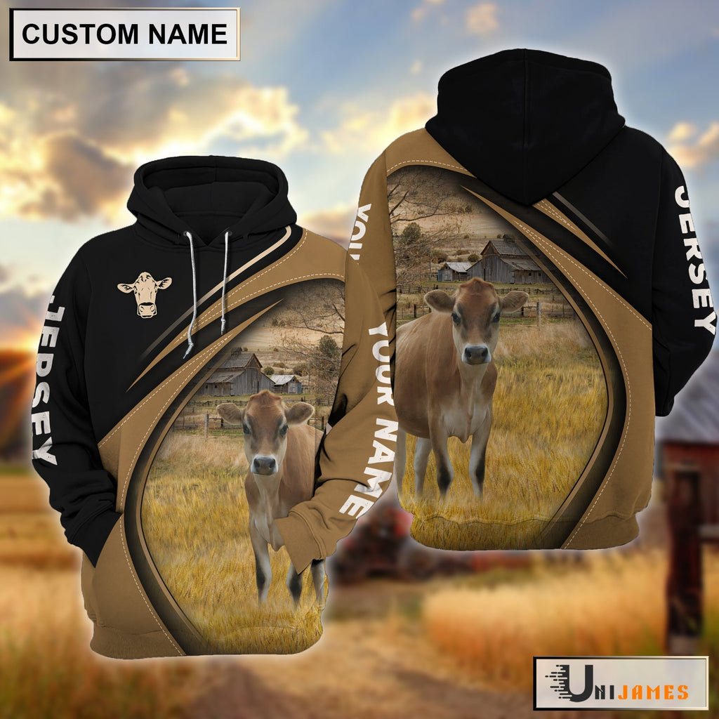 Jersey Farming Life Personalized Name 3D Hoodie