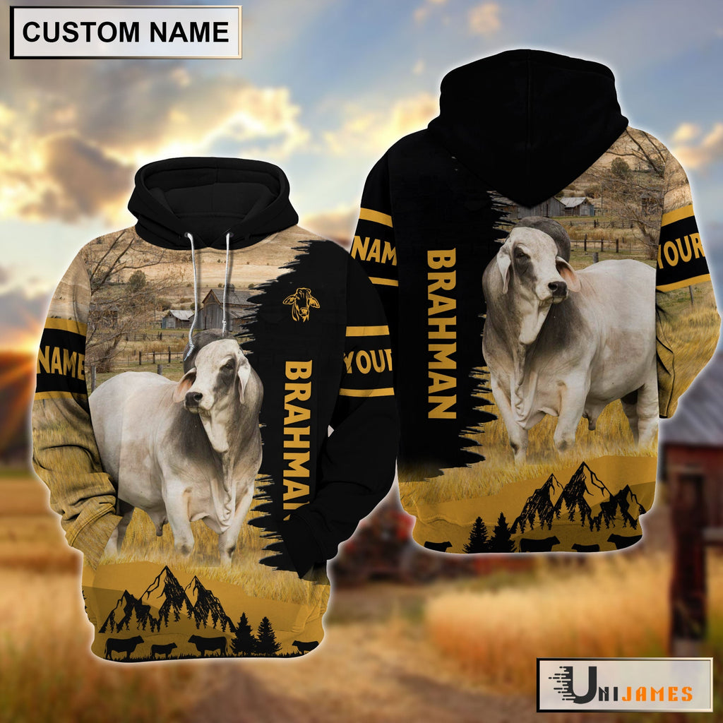 Brahman Happy Life Farm Personalized 3D Hoodie