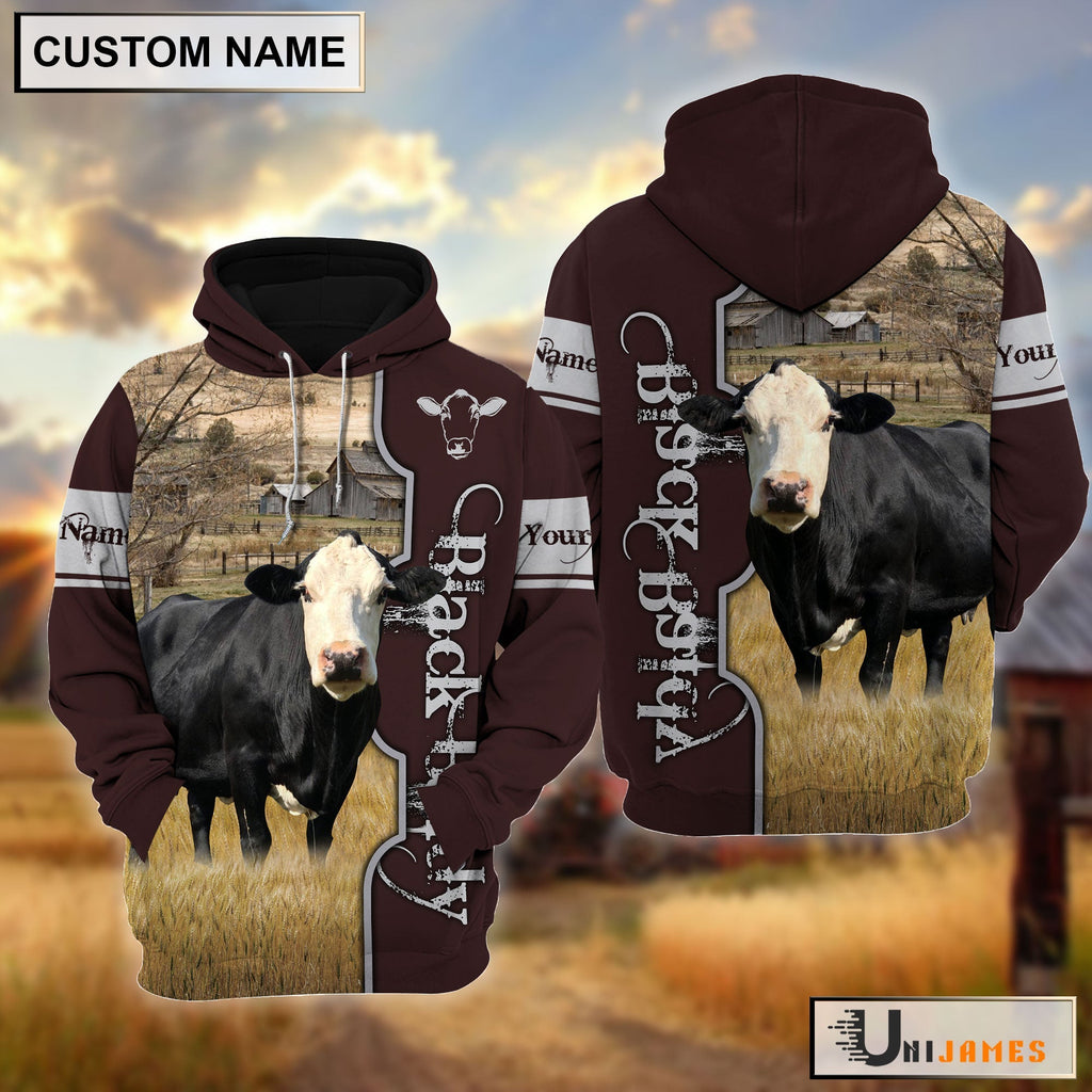 Black Baldy Beautiful Farm Personalized Hoodie