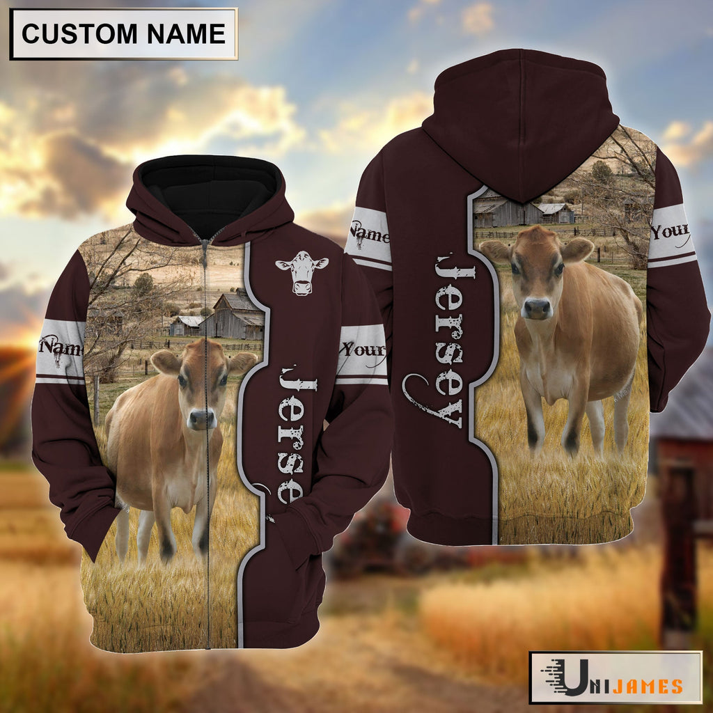 Jersey Beautiful Farm Personalized Hoodie