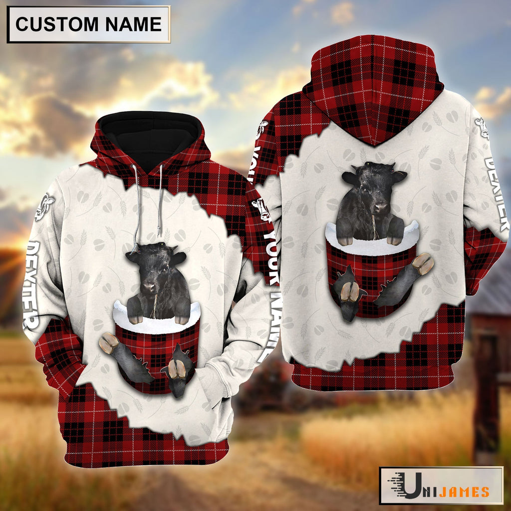 Dexter In Pocket Red Personalized Hoodie