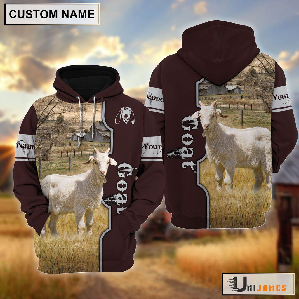 Goat Beautiful Farm Personalized Hoodie