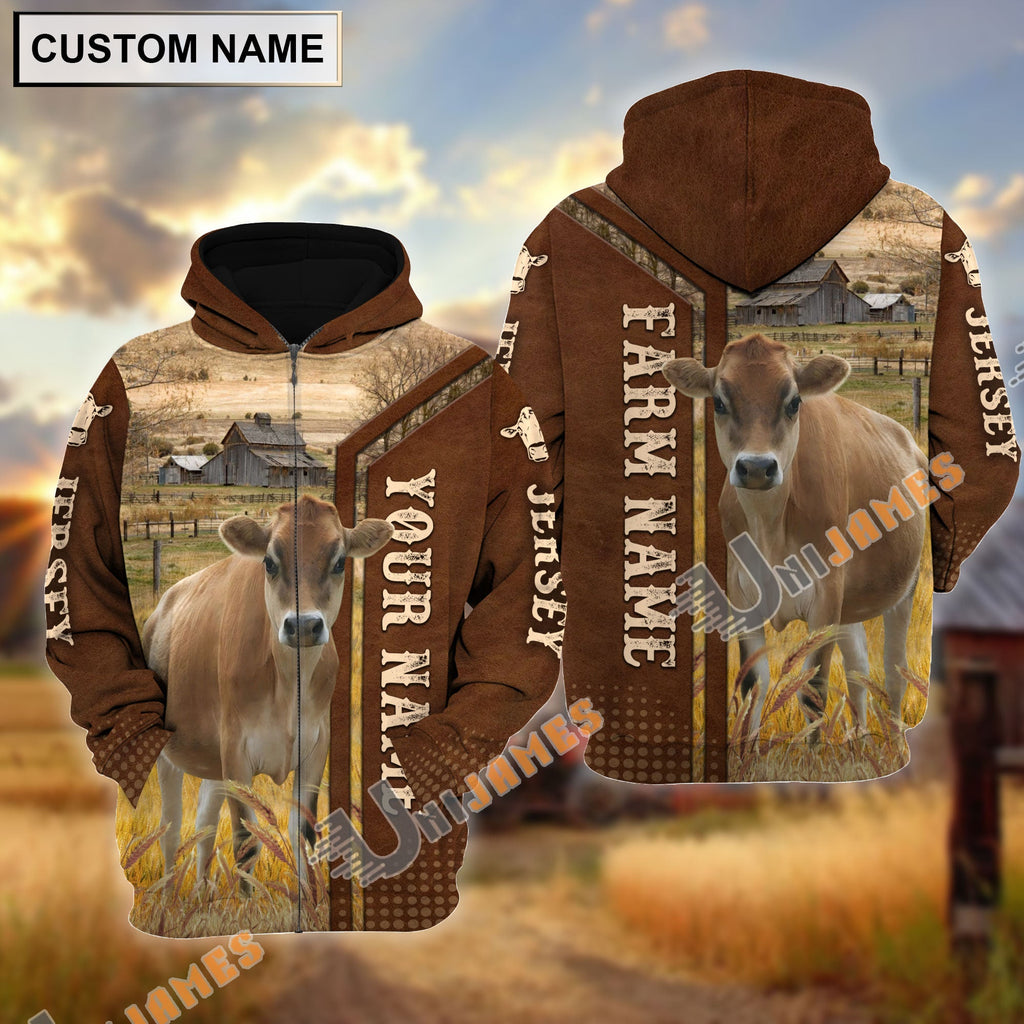 Jersey Personalized Name, Farm Name 3D Hoodie