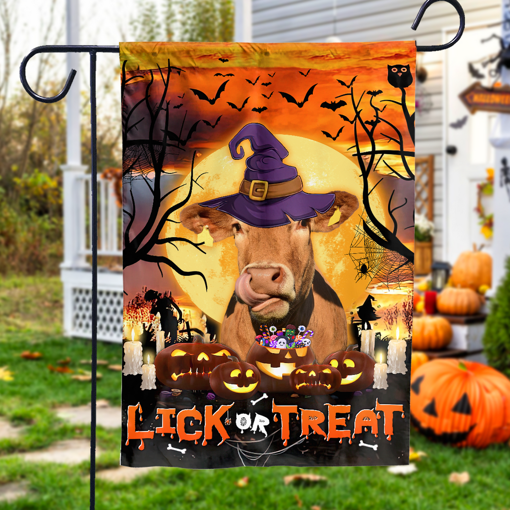 Limousin Lick Or Treat Flag