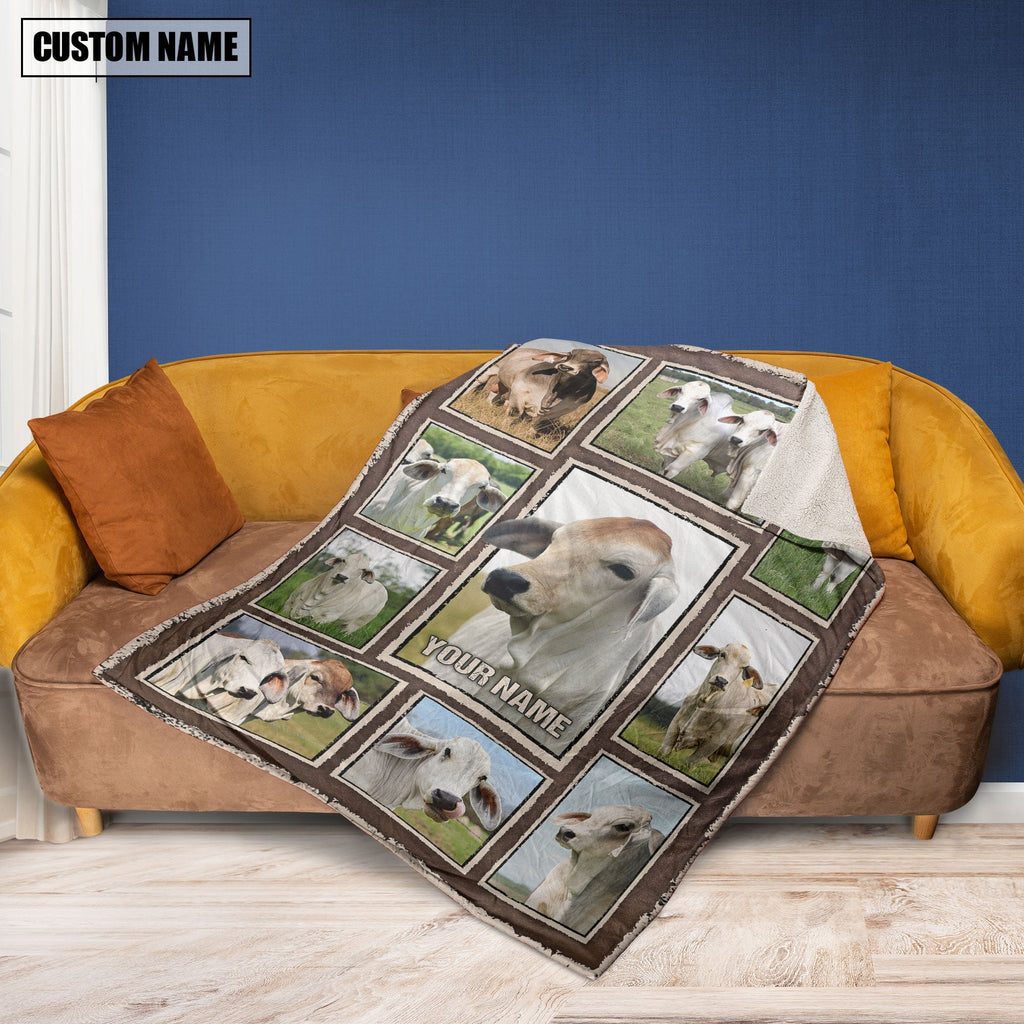 Custom Name Brahman Frame Blanket