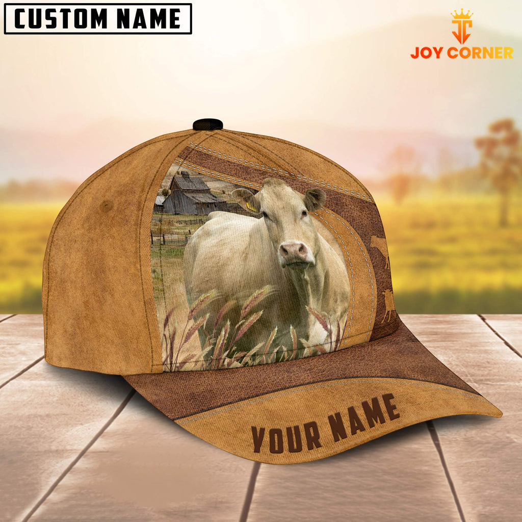 Custom Name Farm British Blond Cow Cap