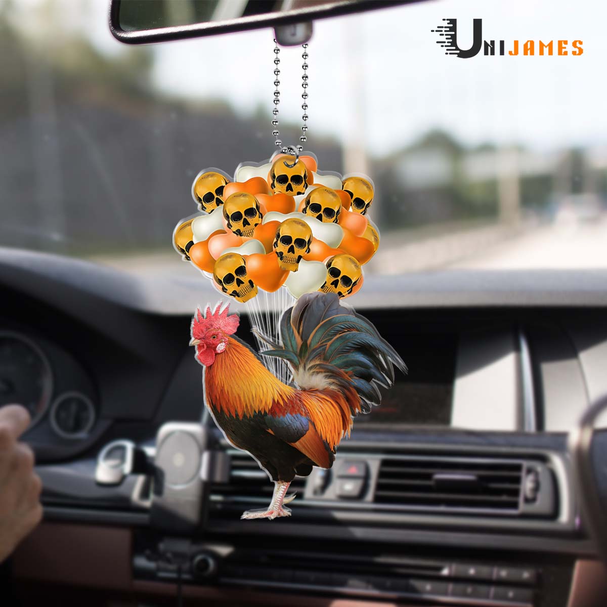 Rooster Halloween Flying Balloons Ornament