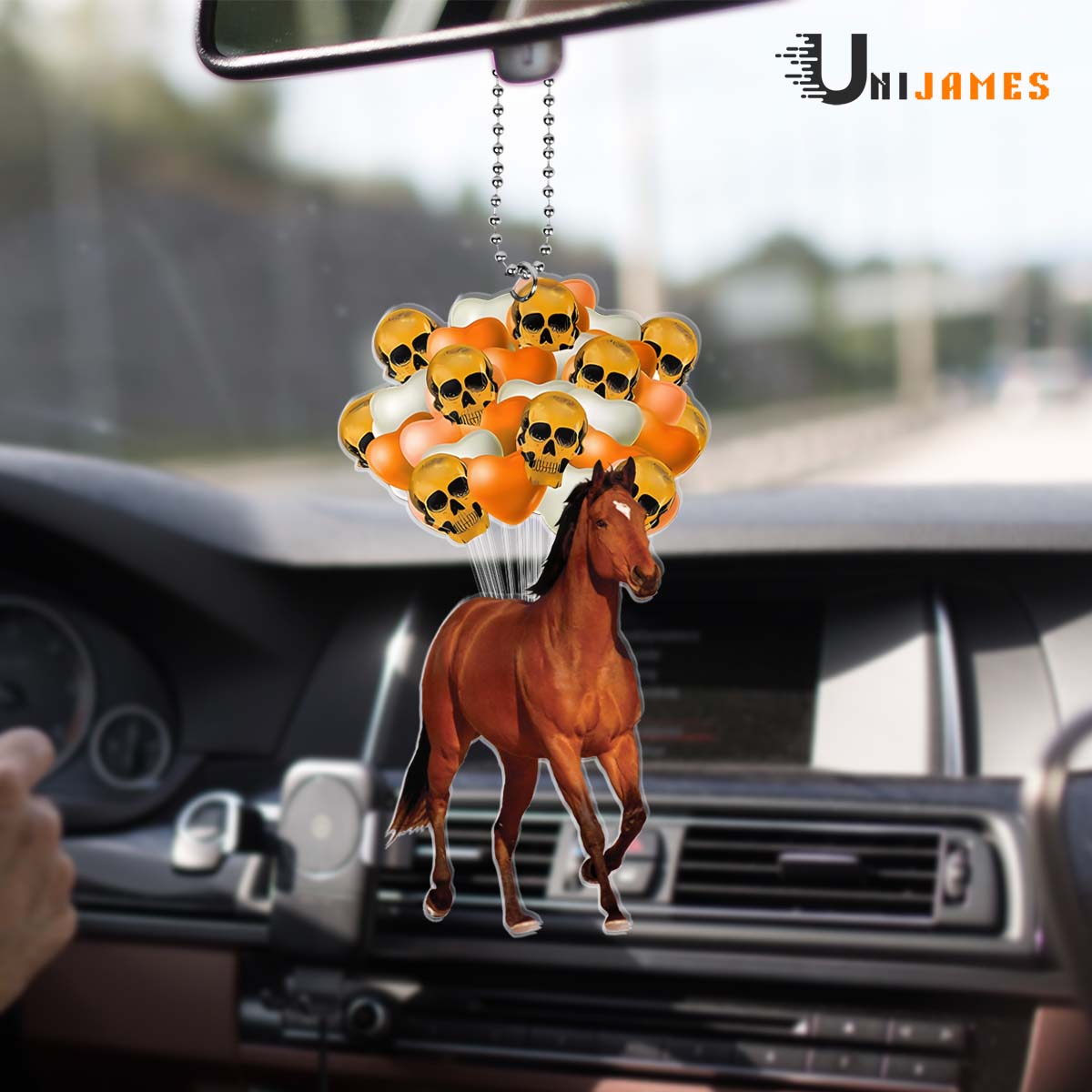 Horse Halloween Flying Balloons Ornament
