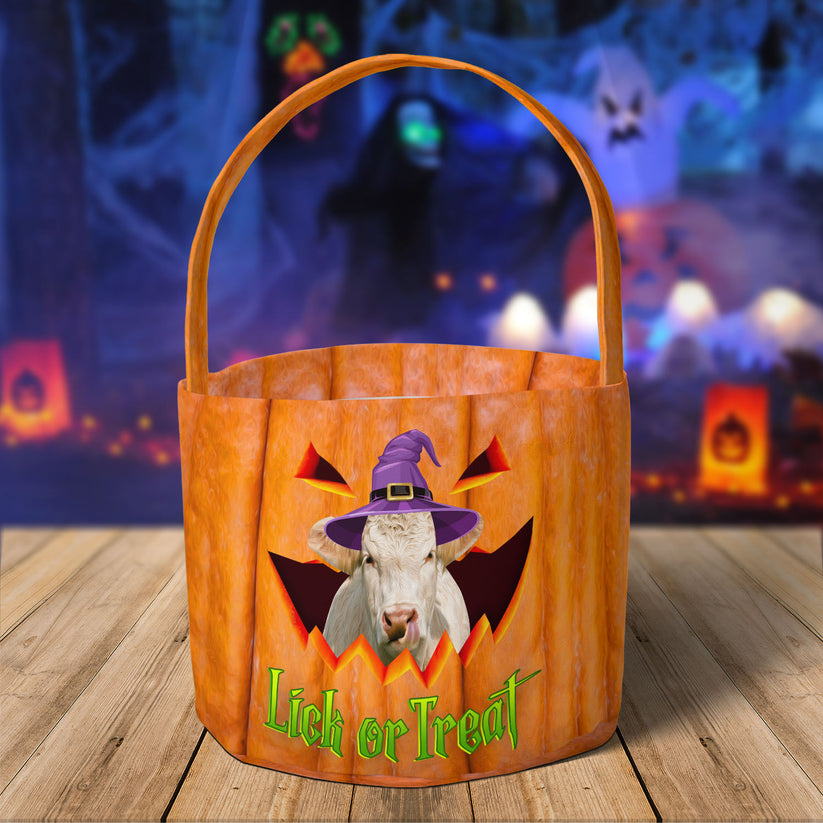 Charolais Lick Or Treat Halloween Basket