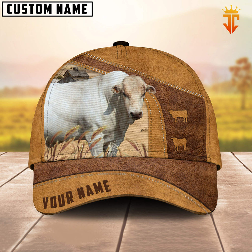 Custom Name Chianina Cattle Cap