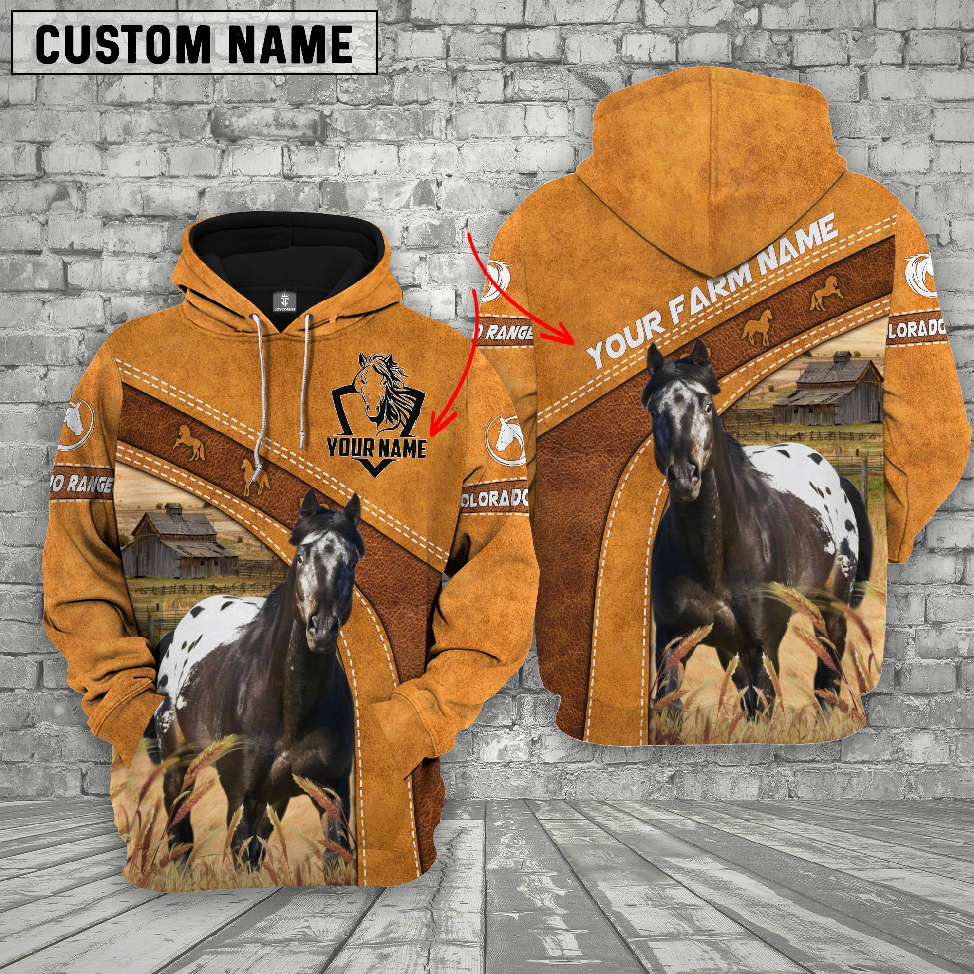 Colorado Ranger Custom Name Race Hoodie