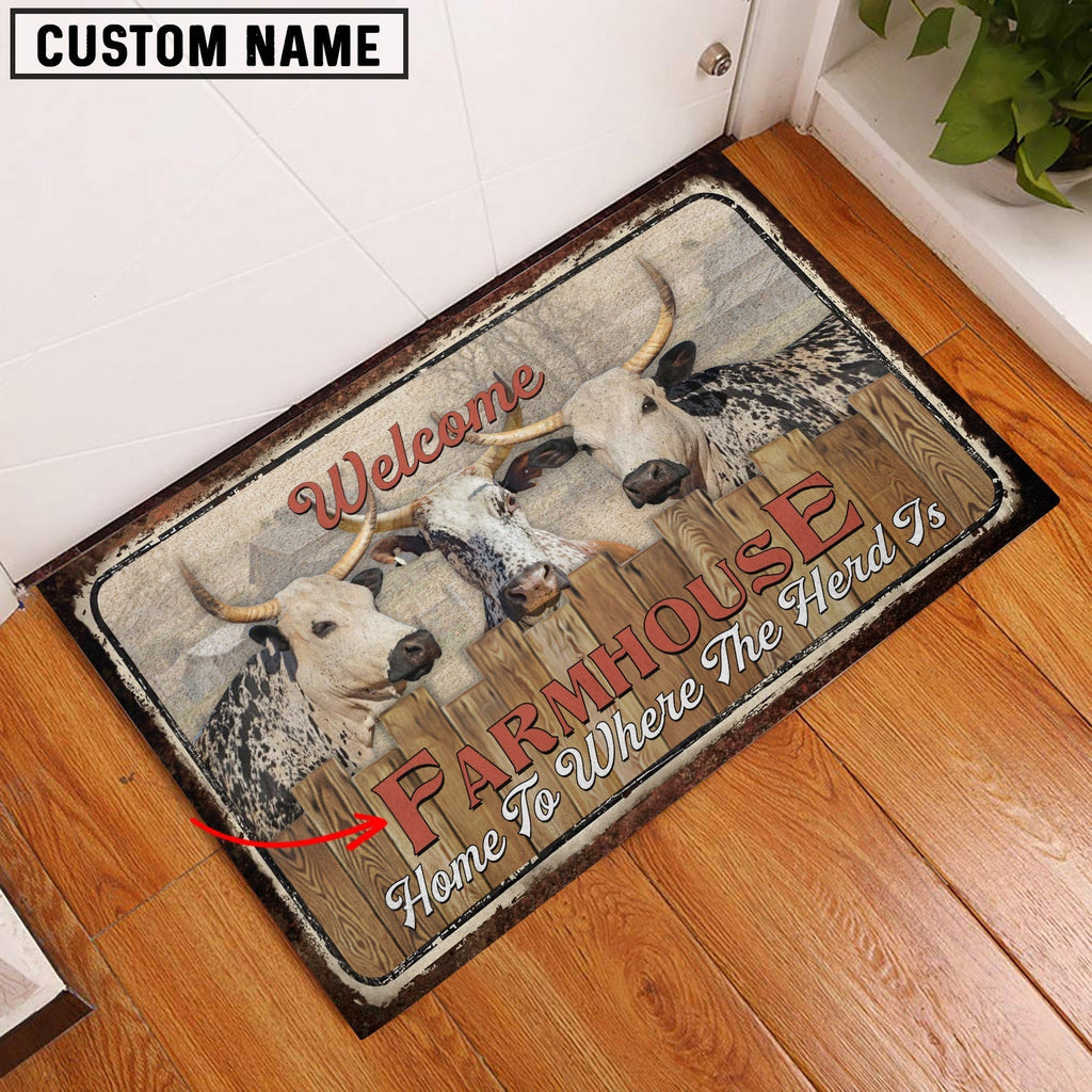 Corriente Personalized - Welcome  Doormat