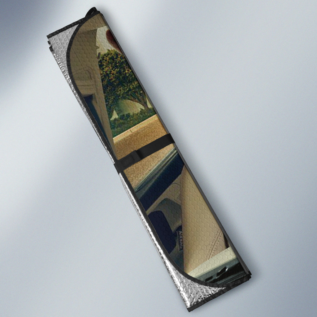 Driving Alpacas All Over Printed 3D Sun Shade