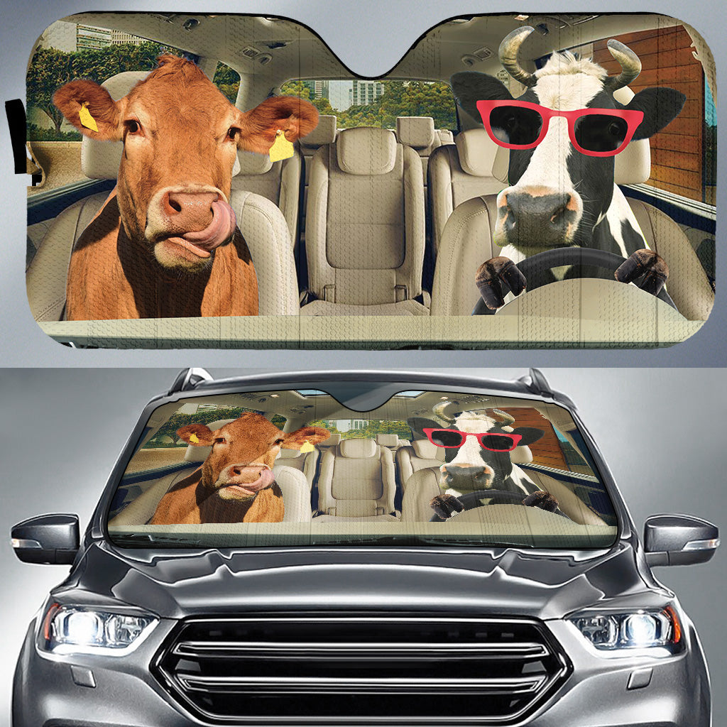 Driving Cattles All Over Printed 3D Sun Shade