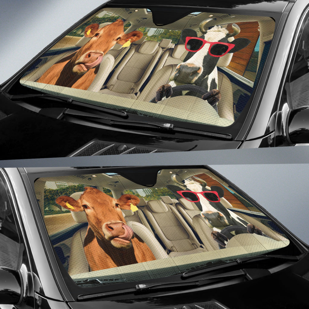 Driving Cattles All Over Printed 3D Sun Shade