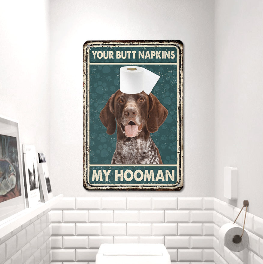 German Shorthaired Pointer All Printed 3D Metal Sign
