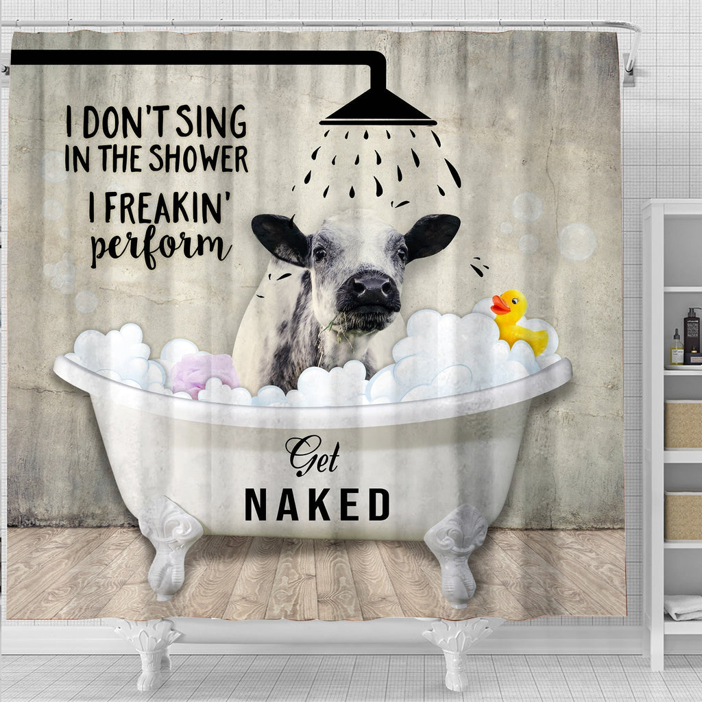 Speckle Park I Don't Sing In The Shower 3D Shower Curtain