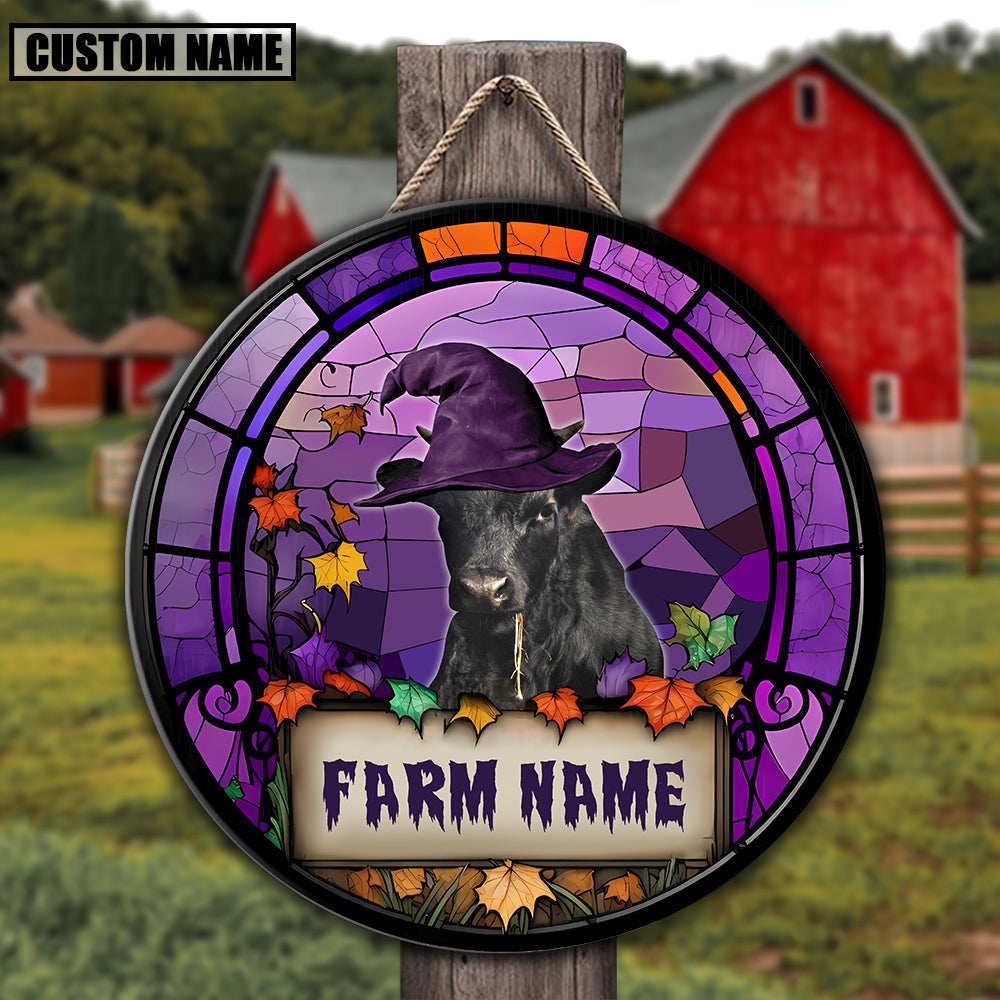 Dexter Personalized Name Stained Glass Effect Metal Sign