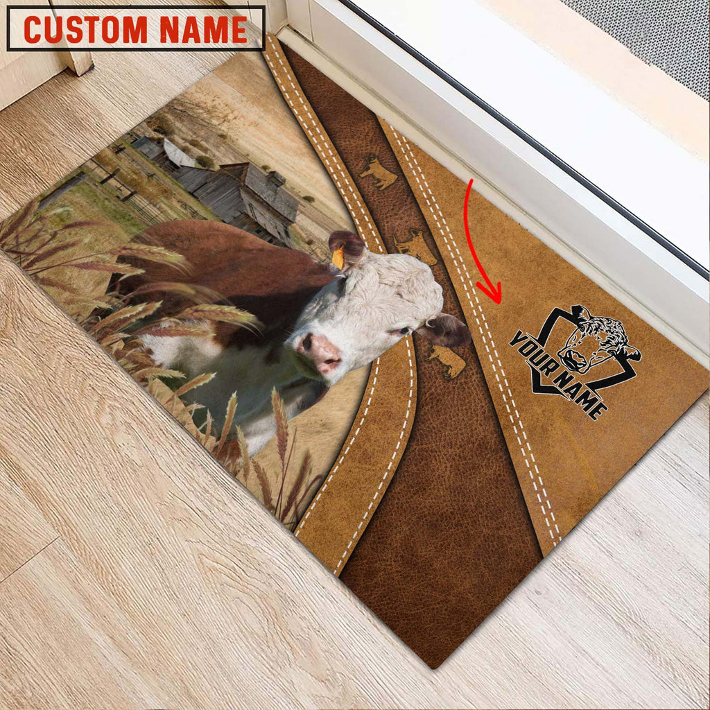 Hereford Personalized - Welcome  Doormat