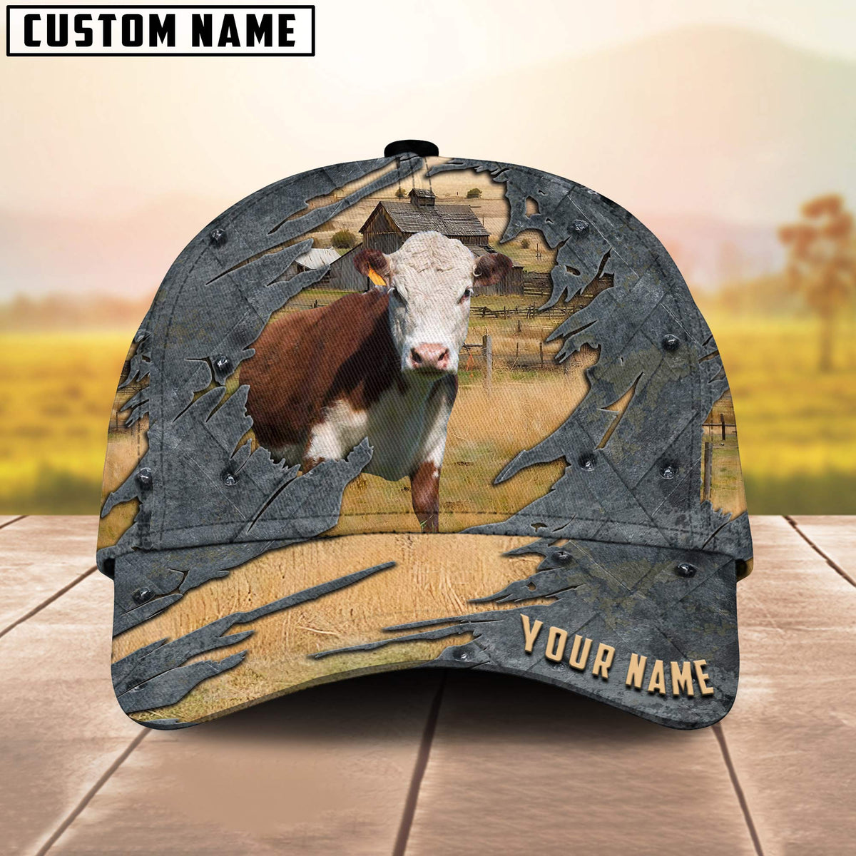 Hereford Customized Name Cap