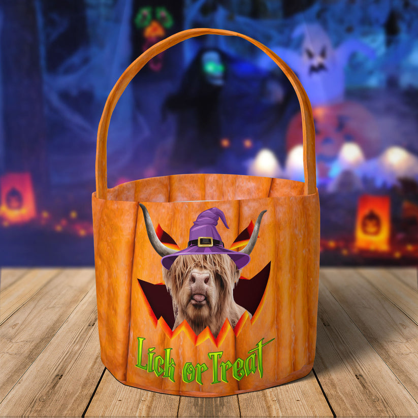 Highland Lick Or Treat Halloween Basket