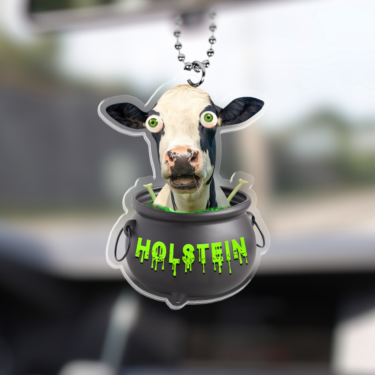 Holstein Halloween Car Hanging Ornament