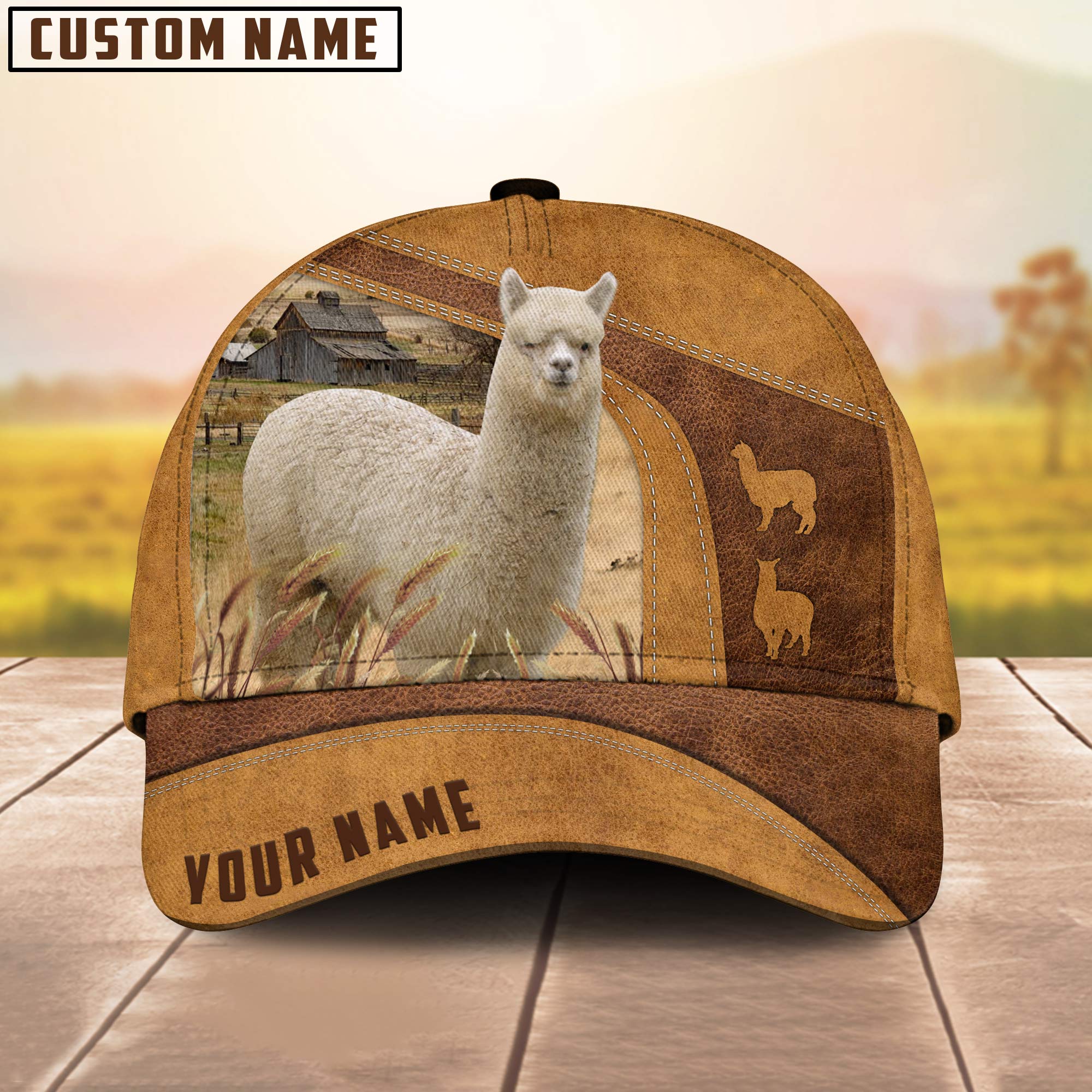 Custom Name Alpaca Cap