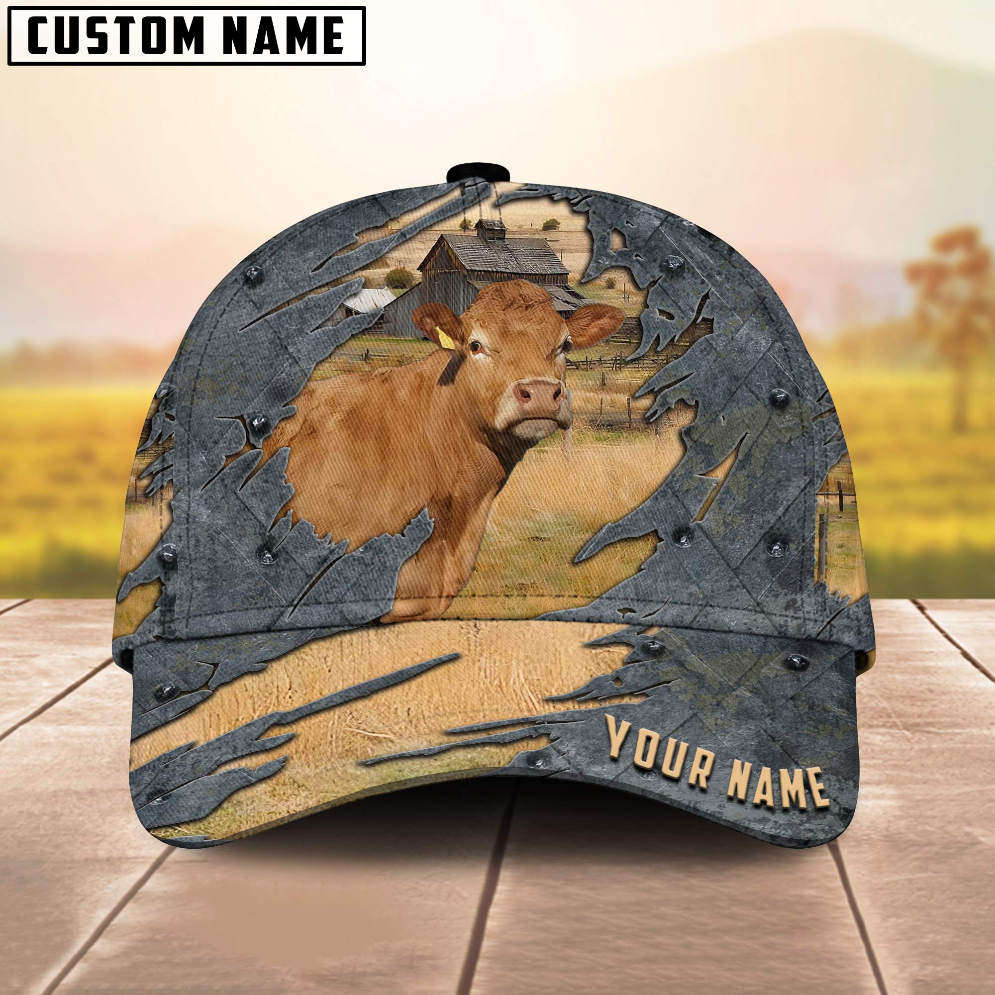 Limousin Customized Name Cap