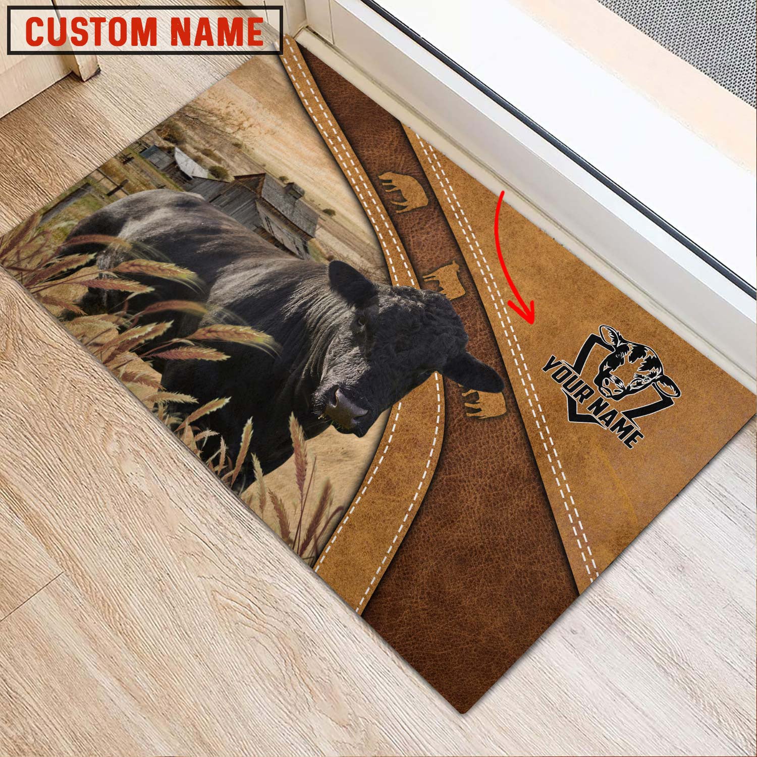 Lowline Personalized - Welcome Brown Doormat