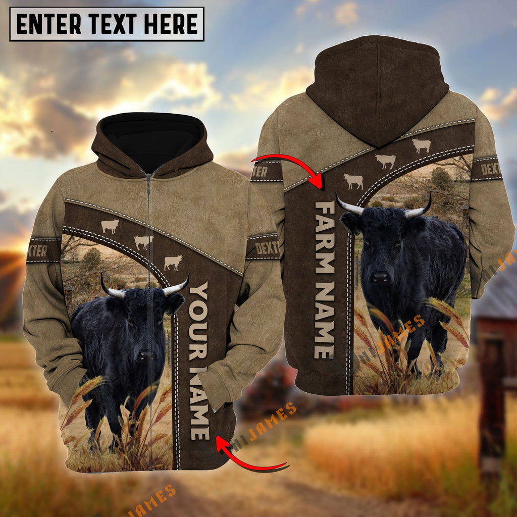 Dexter Happiness Farming Personalized Name, Farm Name 3D Hoodie