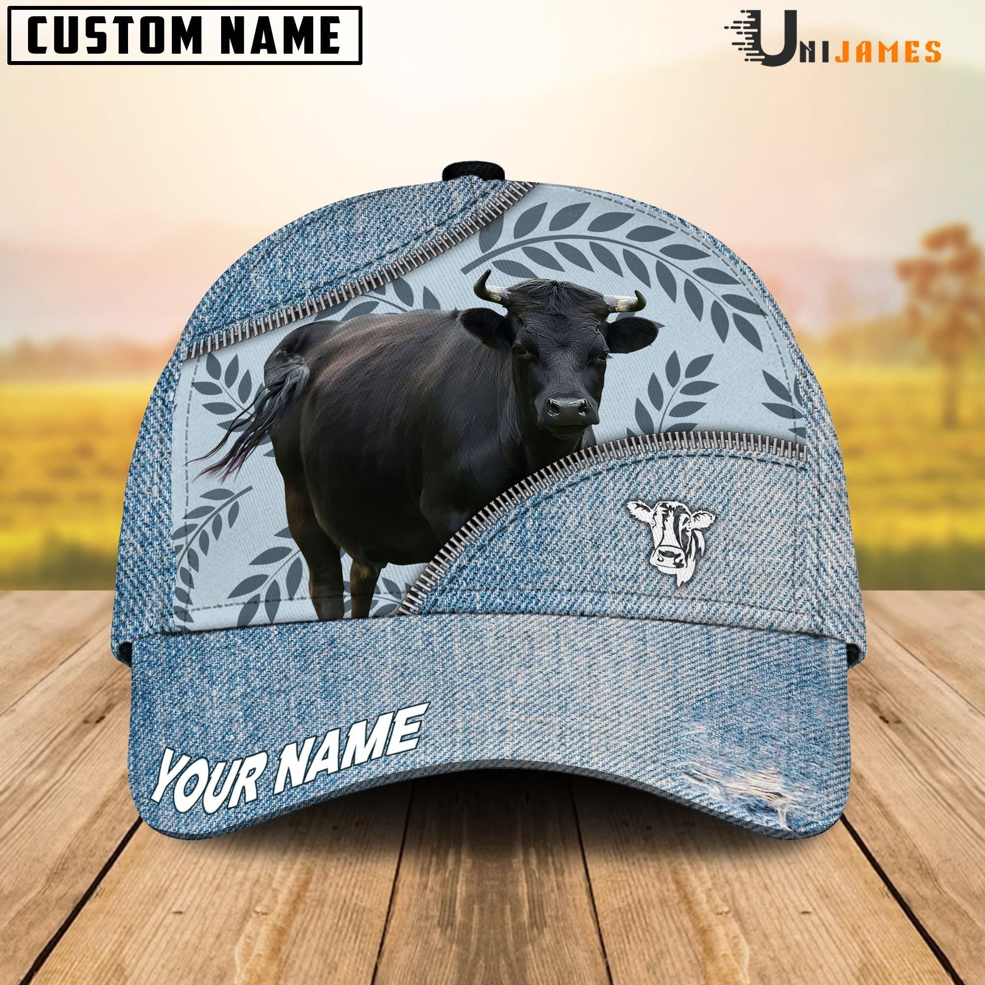 Dexter Countryside Jean Pattern Customized Name Cap