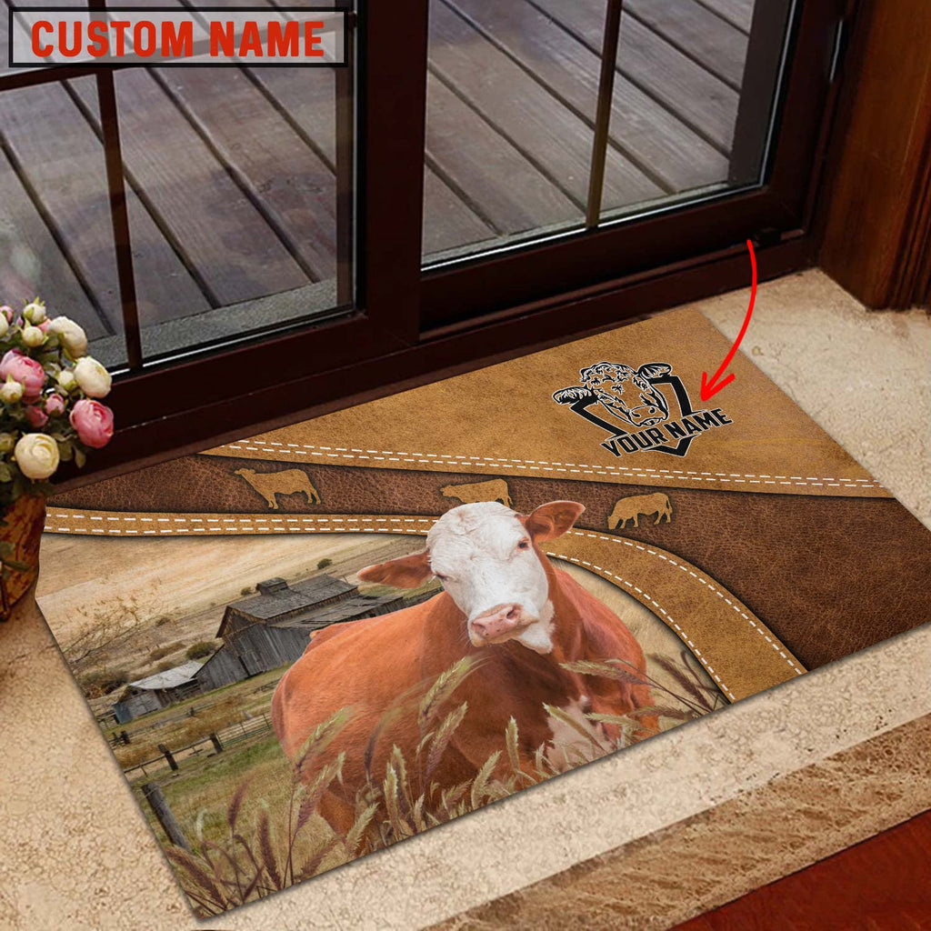 Simmental Personalized - Welcome  Doormat