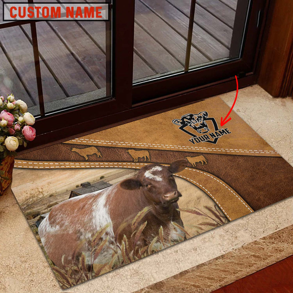 Shorthorn Personalized - Welcome  Doormat
