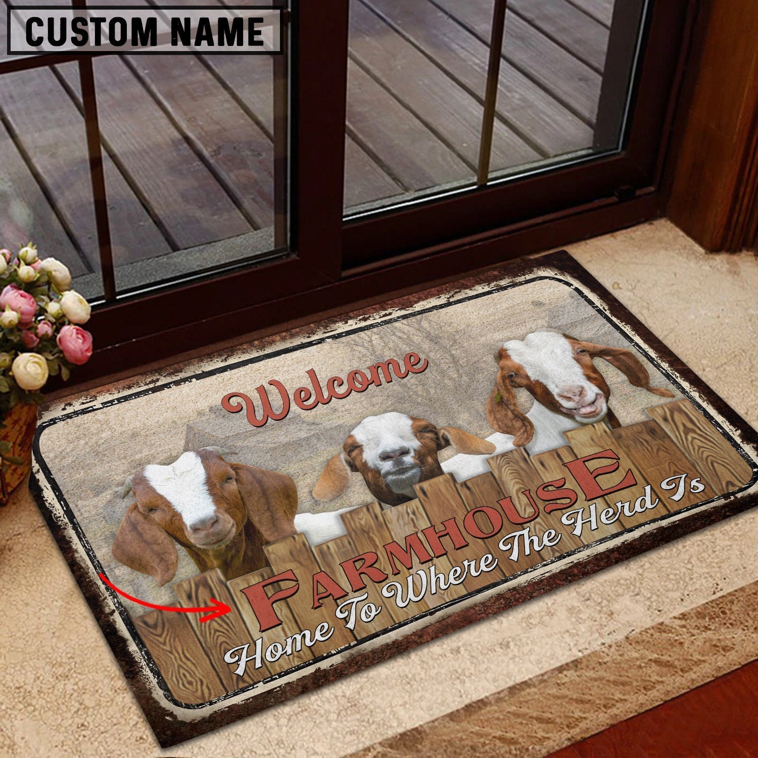 Boer Personalized - Welcome  Doormat