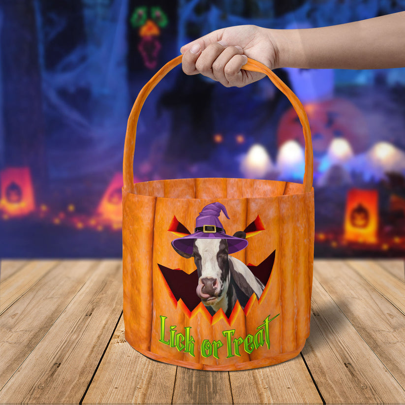 Holstein Lick Or Treat Halloween Basket