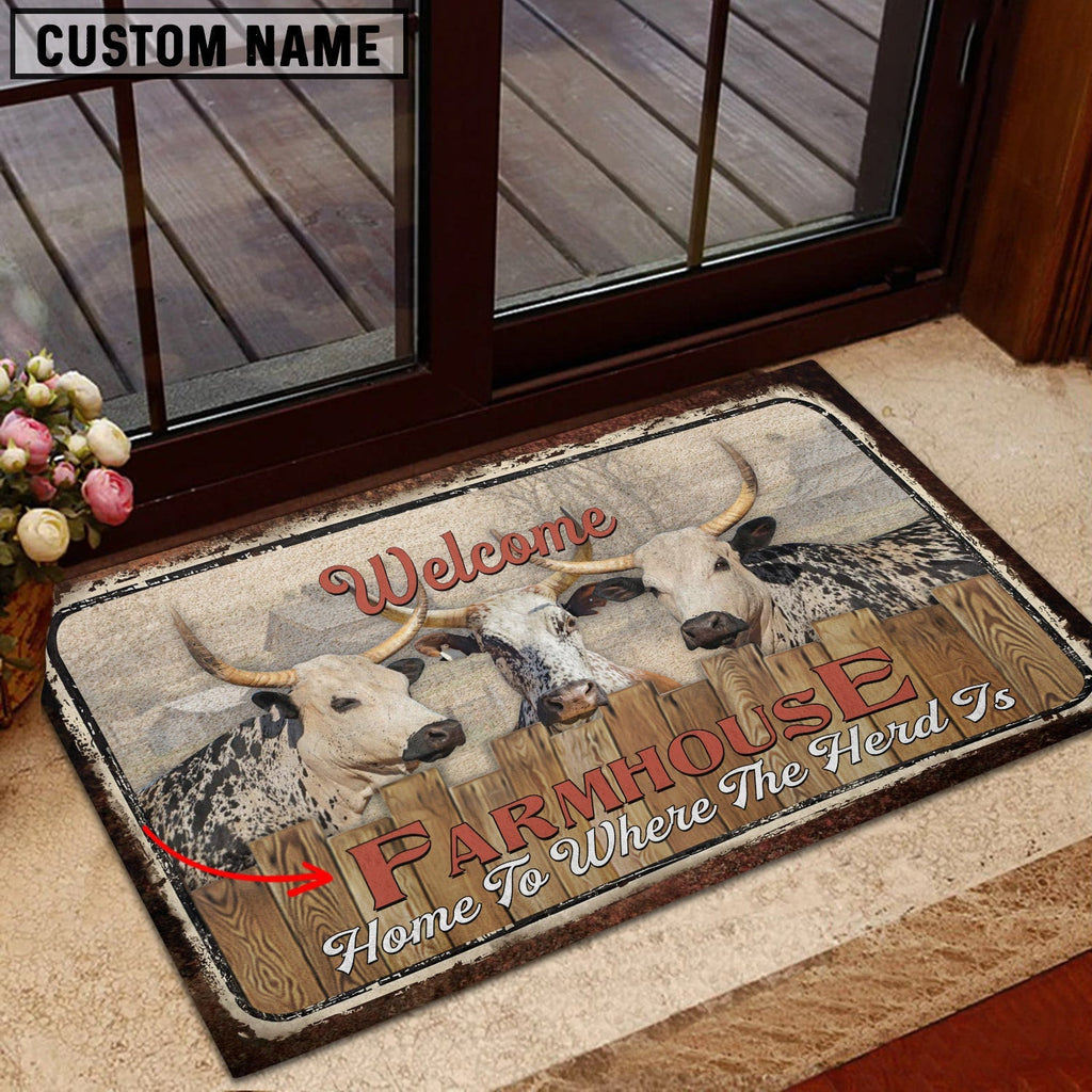 Corriente Personalized - Welcome  Doormat
