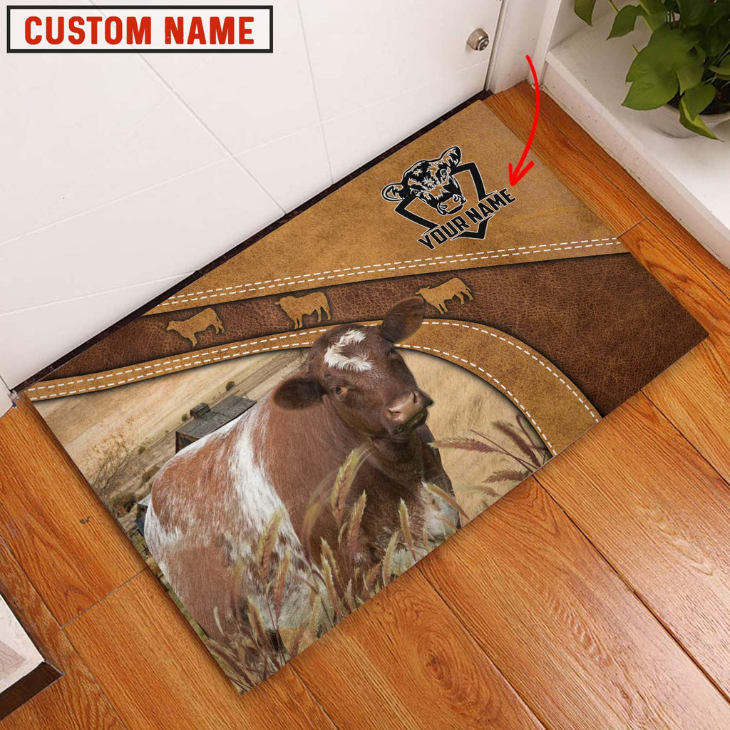 Shorthorn Personalized - Welcome  Doormat