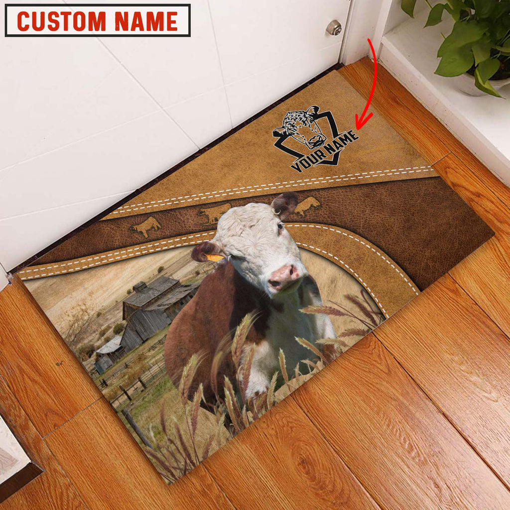 Hereford Personalized - Welcome  Doormat