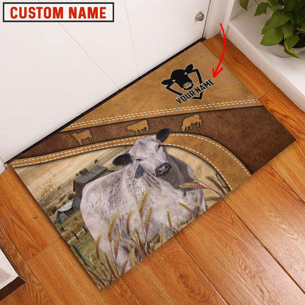 Speckle Park Personalized - Welcome  Doormat