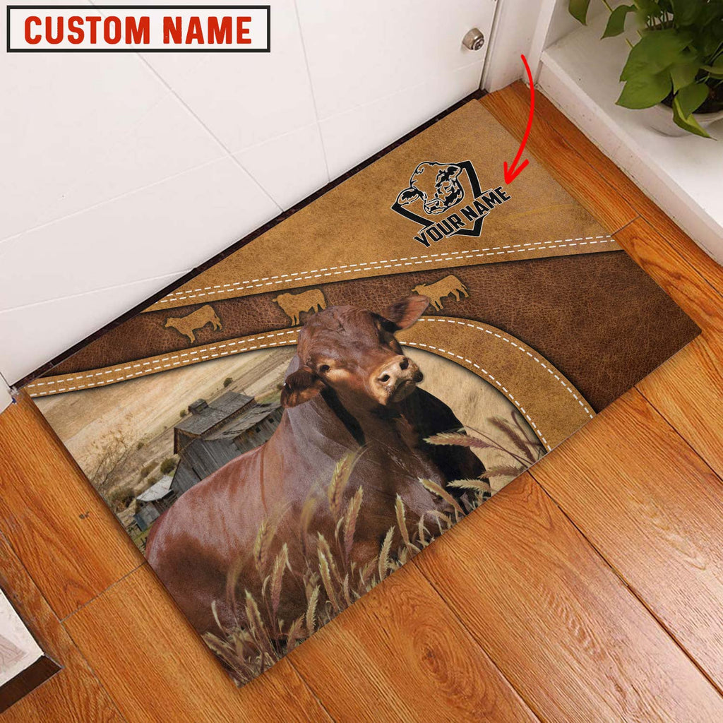 Beefmaster Personalized - Welcome  Doormat