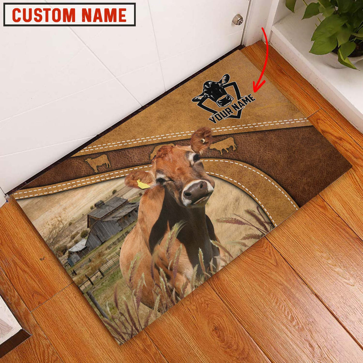Jersey Personalized - Welcome  Doormat