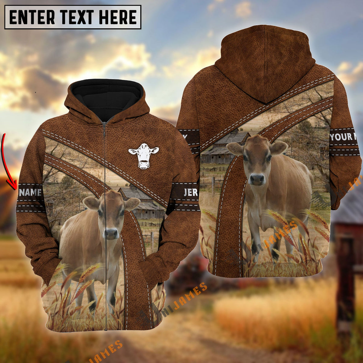 Jersey Custom Name On Sleeve 3D Hoodie